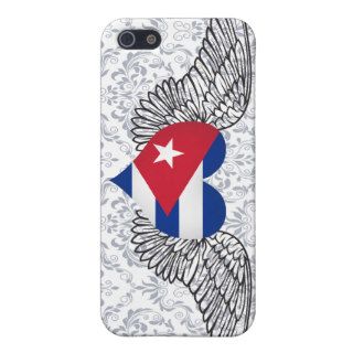 I Love Cuba  wings Case For iPhone 5
