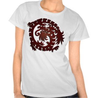 Red Dragon Circle 2   T Shirt