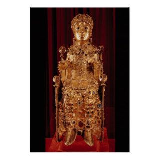 Reliquary statue of St. Foy, c.980 Poster
