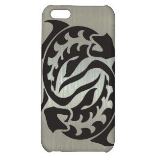 Pisces Fish Silhouette with Metallic Effect iPhone 5C Case