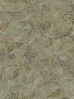 Wallpaper Warner by Brewster Steves Color Collection Metallics Willow QE58566    
