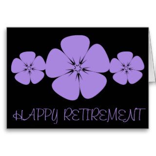 Happy Retirement Tropical Floral Greeting Card