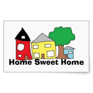 Home sweet home cute stickers