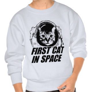 Space Cat Pullover Sweatshirt