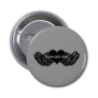 kawaii inc. angel wing logo pins