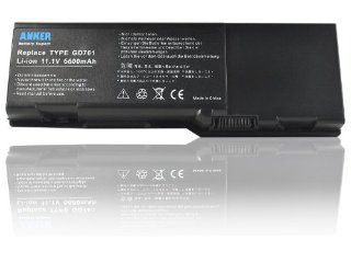 Anker New Laptop Battery for Dell Compatible Models and Part Numbers, Dell Inspiron E1505 Series   18 Months Warranty [Li ion 9 cell 6600mAh] Computers & Accessories