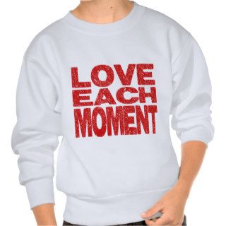 Love Each Moment Pull Over Sweatshirt