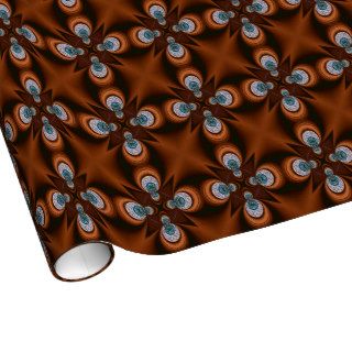 Bustling Brown Wrapping Paper