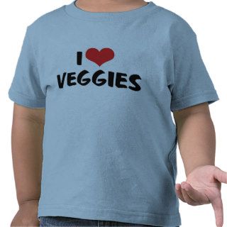 I Love Veggies T Shirt