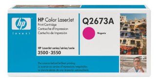 Hewlett Packard HP 309A Color Laserjet 3500 Smart Print Cartridge, Magenta (4,000 Yield) , Part Number Q2673A