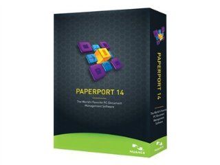 Nuance 6809A G00 14.0 PaperPort   ( v. 14 )   complete package   1 user   DVD   Win   English   United States 