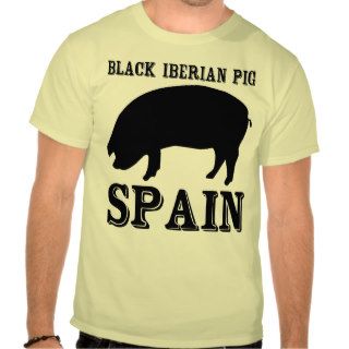 SPAIN BLACK IBERIAN PIG SHIRT
