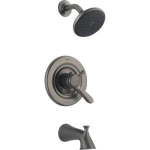 Delta Lahara Single Handle 1 Spray Tub and Shower Faucet Trim in Aged Pewter DISCONTINUED T17438 PT