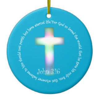 John 316 christmas ornaments