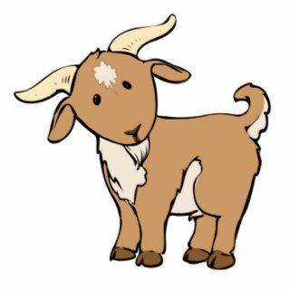 Cartoon Billy Goat Photo Cut Outs