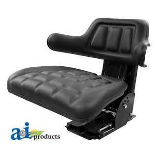 A & I Products Flip Up Seat, Wrap Around Back, BLK. Replacement for John Deere Part Number WF222BL