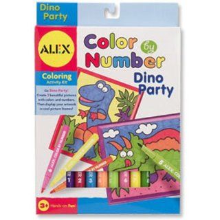 Color By Number Dino Party Toys & Games