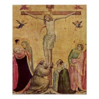 Giotto di Bondone   Christ between Mary and John Print
