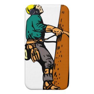 Power Lineman Electrician Electric Worker iPhone 4 Cases