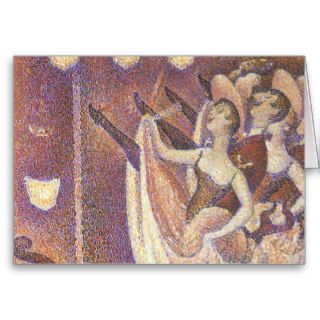 Le Chahut, The Can Can by George Pierre Seurat Card