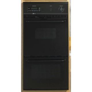 Maytag 24 in. Double Electric Wall Oven Self Cleaning in Black CWE5800ACB