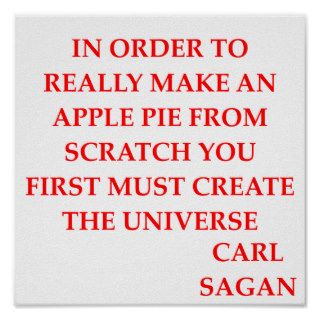 universe and apple pie poster