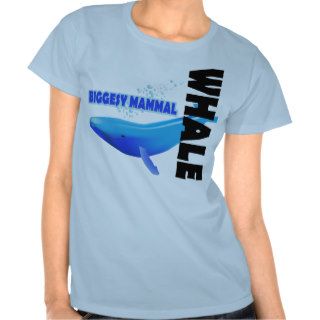 Whale Biggesy Mammal Tshirt