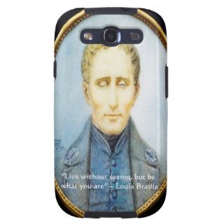 Louis Braille Famous Quote Samsung Galaxy SIII Case