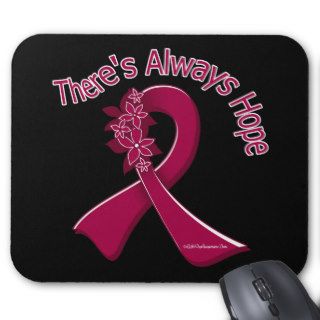 Sickle Cell Anemia There's Always Hope Floral Mouse Pad
