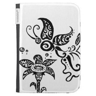 Black and white tribal butterfly kindle cover