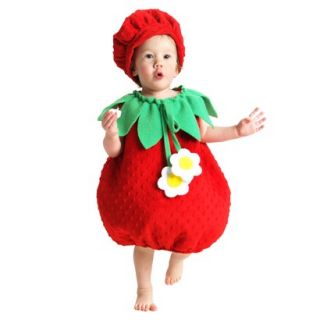 Infants Strawberry Costume   6 12M
