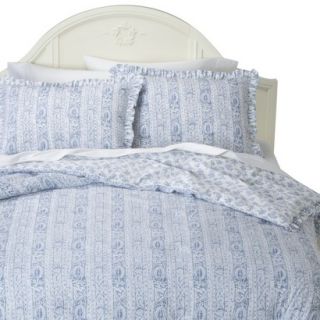 Simply Shabby Chic Batik Comforter Set   Indigo (Full/Queen)