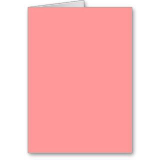 Solid Color Background Template Greeting Card