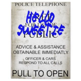 POLICE TELEPHONE  Hello Sweetie Jigsaw Puzzles