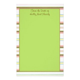 strips,green,fun,cute,stationary,girly,teenagers stationery paper
