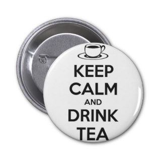 Button Keep Calm and Drink Tea