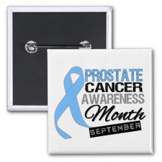 Prostate Cancer Awareness Month Draped Ribbon Buttons