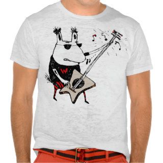 Wild Guitar Wolf T Shirt