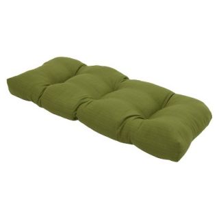 Threshold Outdoor Tufted Settee Cushion   Green