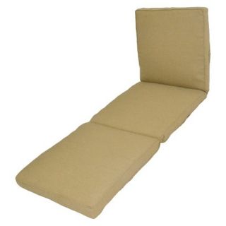 Smith & Hawken Outdoor Chaise Lounge Cushion   Sand