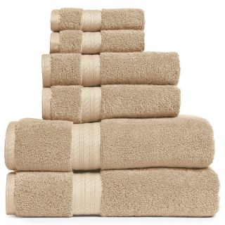 ROYAL VELVET Egyptian Cotton Solid 6 pc. Bath Towel Set, Antique Linen