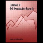 Handbook of Self Determination Research
