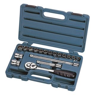 Industro Tools Socket Set   1/2 Inch Drive, 18 Pc. Set, Model 00398