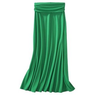 Merona Womens Convertible Knit Maxi Skirt   Mahal Green   XL