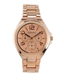 Rose Golden Subdial Watch