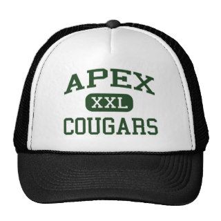 Apex   Cougars   High School   Apex North Carolina Trucker Hats