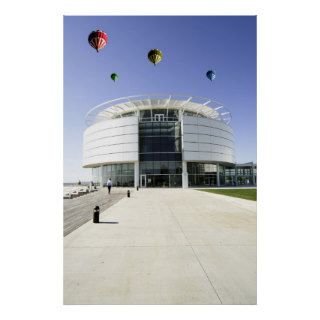 Balloons over Milwaukee WI Poster Print
