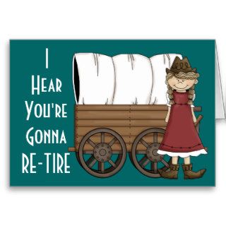 Cowgirl Retirement Help   Western Humor Card
