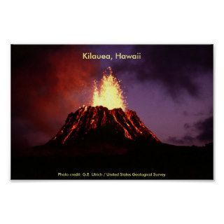 Poster / Kilauea, Hawaii