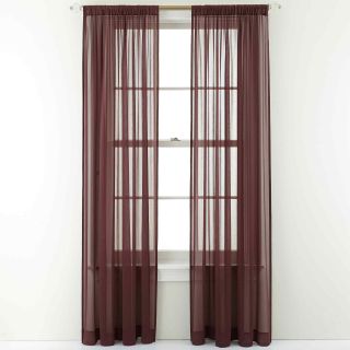 ROYAL VELVET Lantana Rod Pocket Curtain Panel, Huckleberry